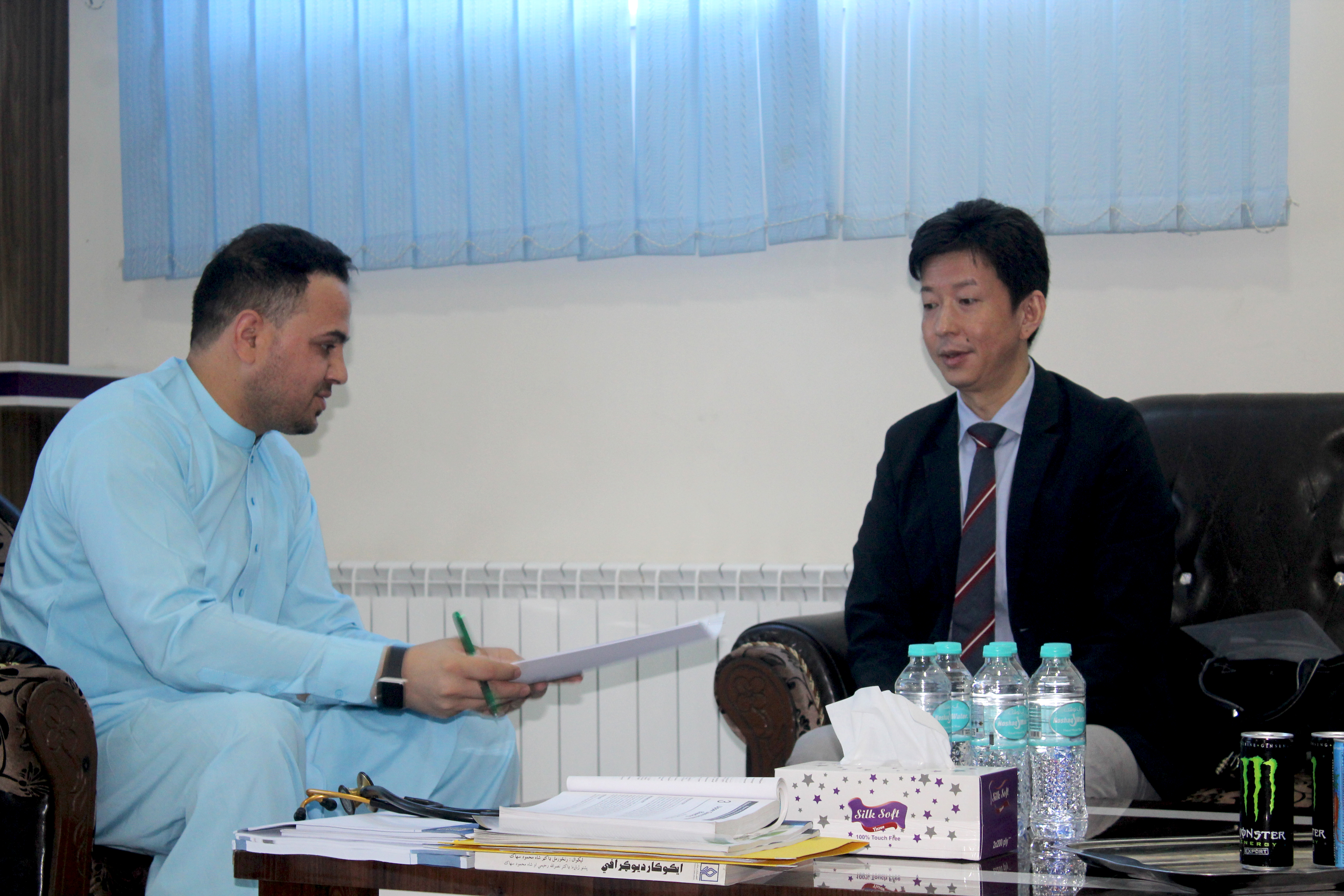 Zwan Curative Hospital signed a cooperation agreement with the Embassy of Japan in Afghanistan