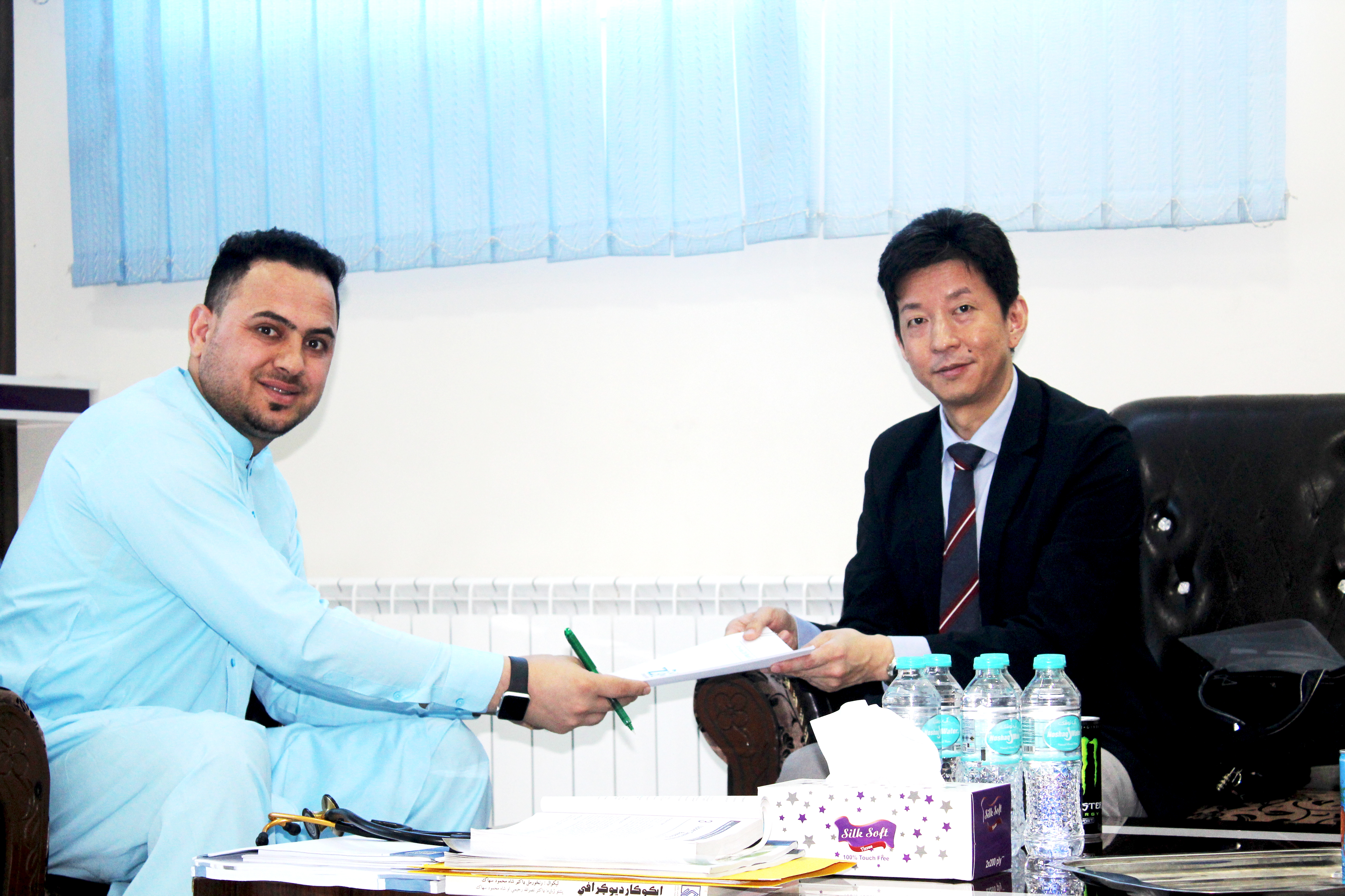 Zwan Curative Hospital signed a cooperation agreement with the Embassy of Japan in Afghanistan